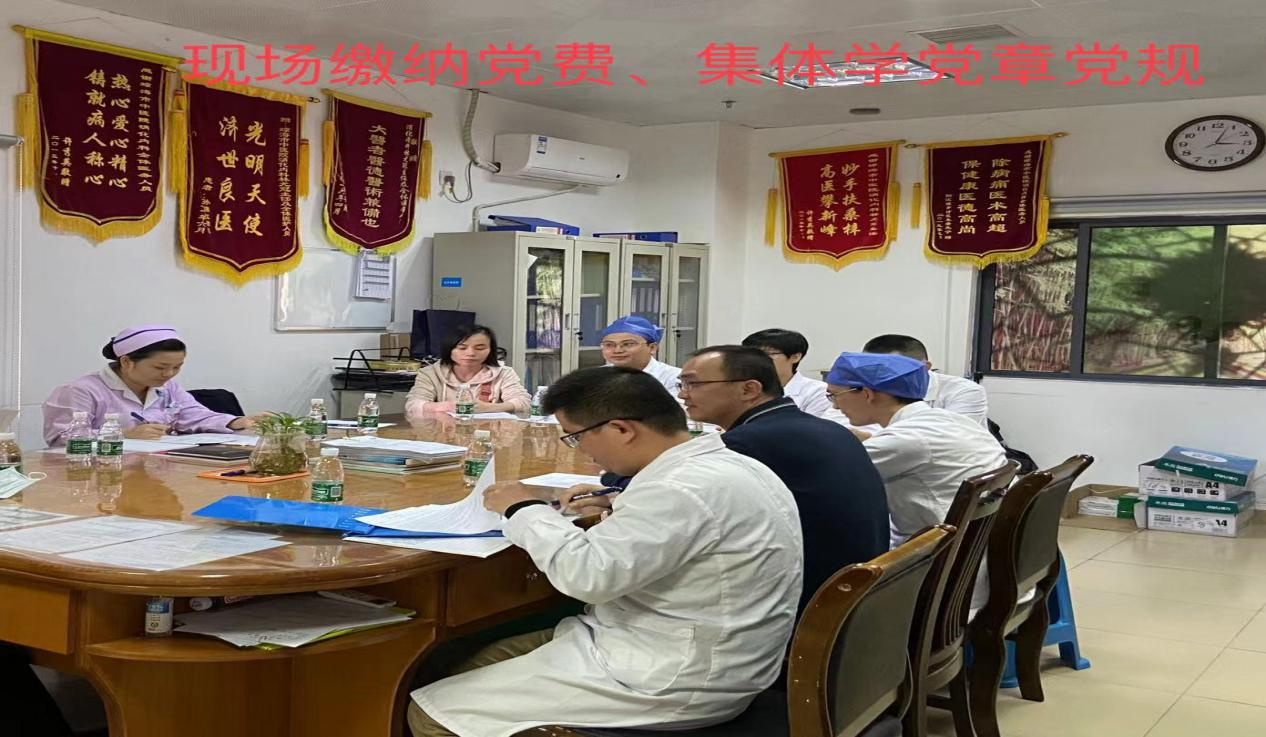 内科第二党支部现场缴交党费.png 内科第二党支部现场缴交党费.png